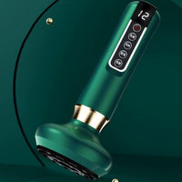 Premium Adjustable Electric Cupping Massager - 12 Levels of Anti-Cellulite Scraping for Body Slimming and Relaxation