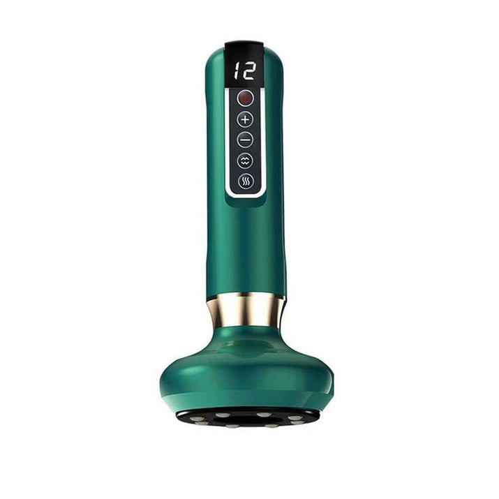 Premium Adjustable Electric Cupping Massager - 12 Levels of Anti-Cellulite Scraping for Body Slimming and Relaxation