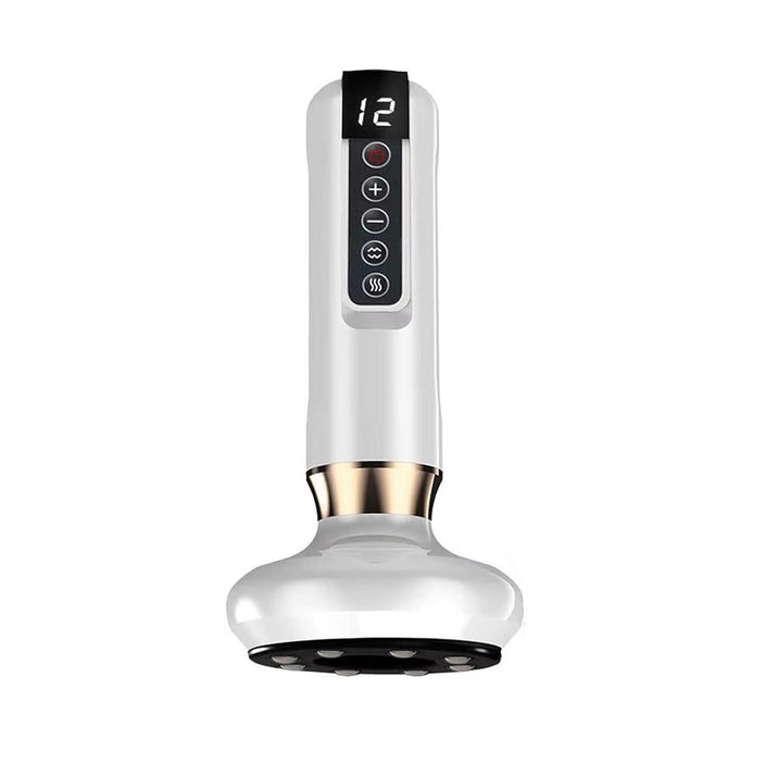 Premium Adjustable Electric Cupping Massager - 12 Levels of Anti-Cellulite Scraping for Body Slimming and Relaxation